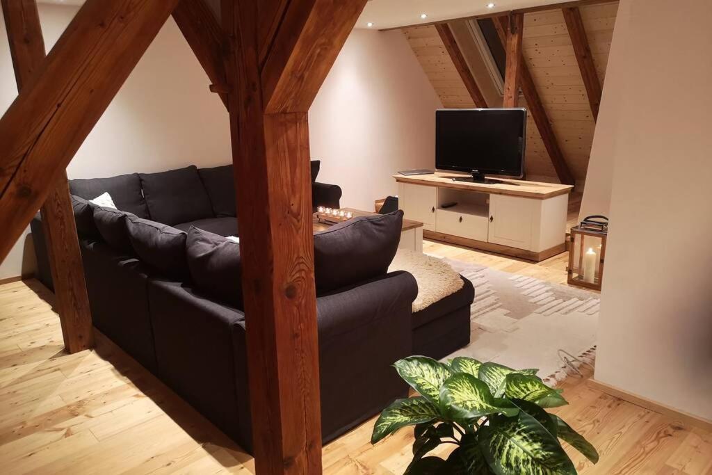 Ruhig Gelegene, Top Moderne Ferienwohnung - Hot Tub Und Sauna Gegen Aufpreis Neuhaus an Der Eger 外观 照片