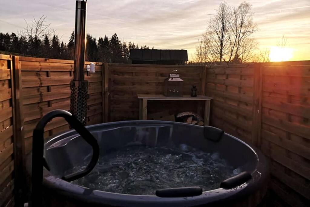 Ruhig Gelegene, Top Moderne Ferienwohnung - Hot Tub Und Sauna Gegen Aufpreis Neuhaus an Der Eger 外观 照片